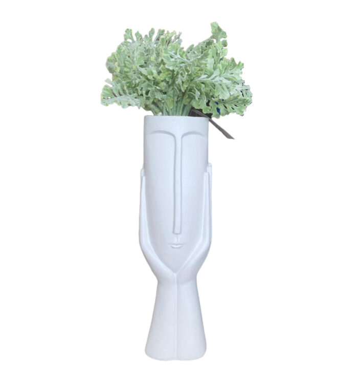 Rostro Floral Blanco