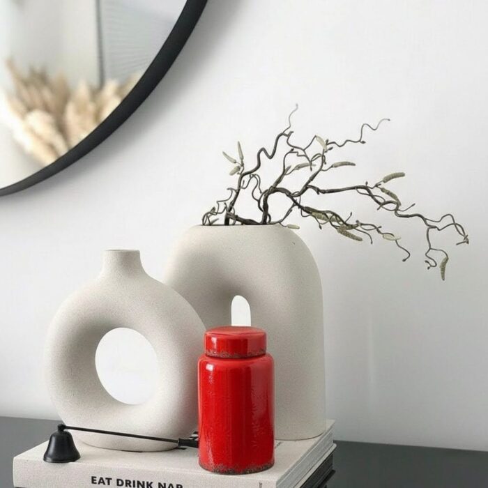Urna Roja Decorativa Ch