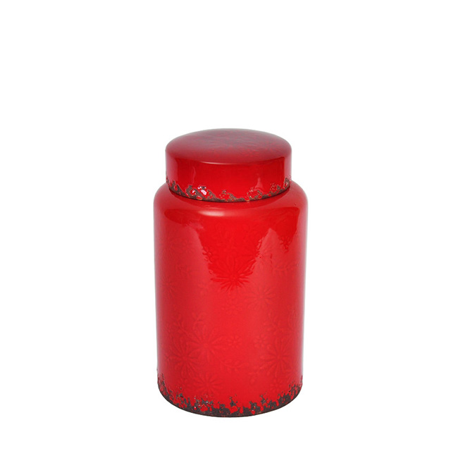 Urna Roja Decorativa Ch