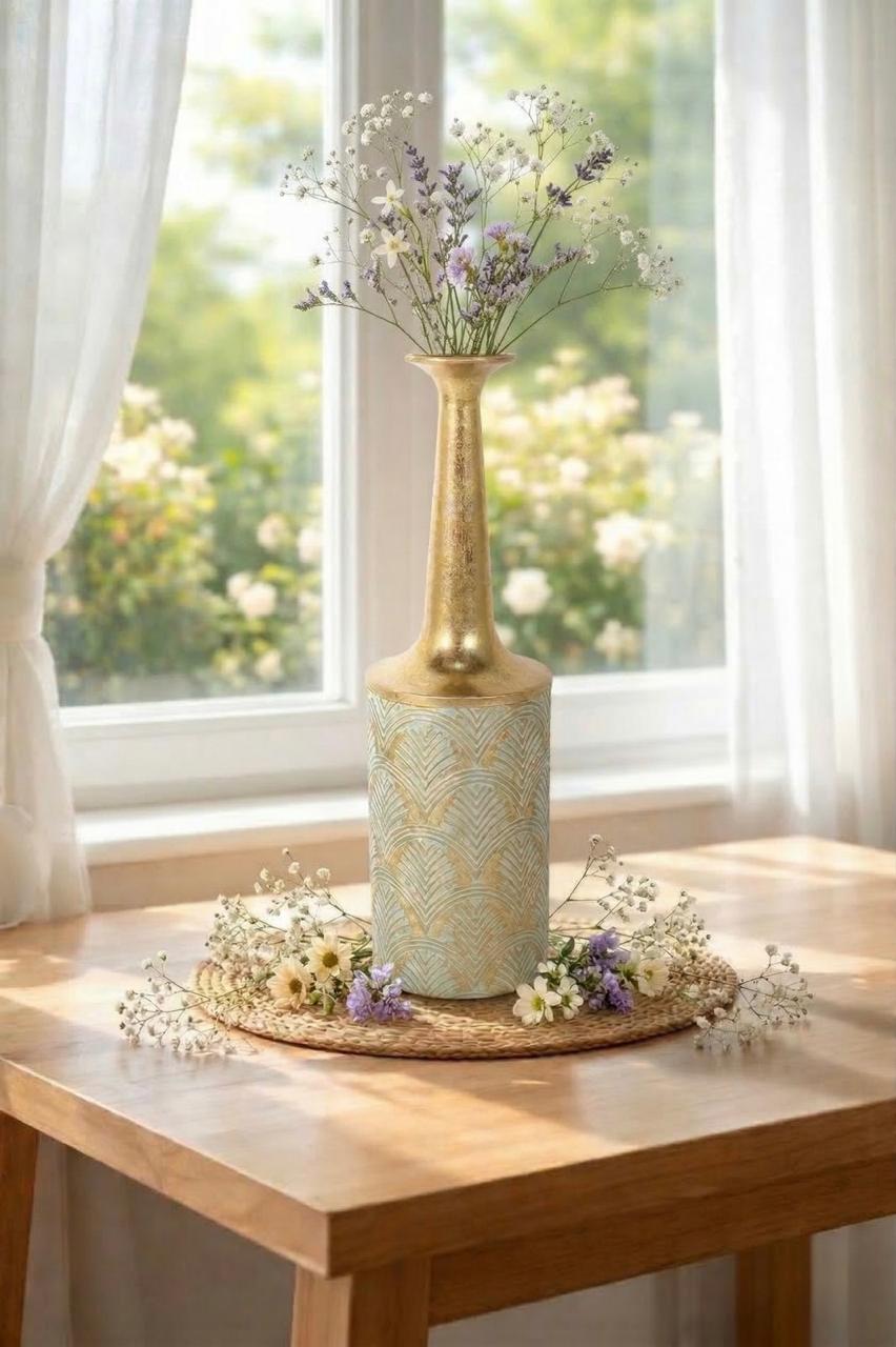 Florero Decorativo Áurea Lienzo