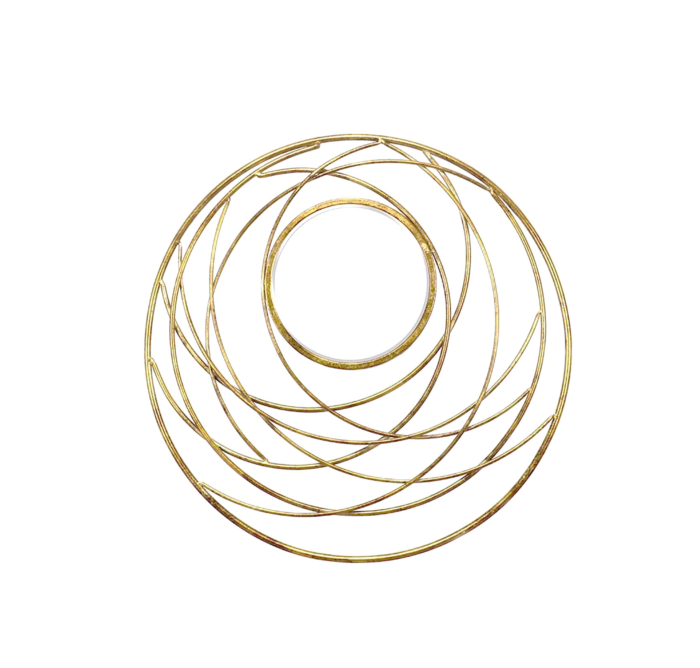 Espejo de Pared Cuadrado Gold