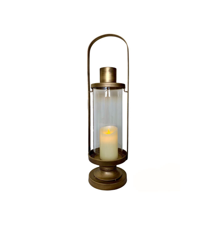 Candelabro Faro Dorado Ch