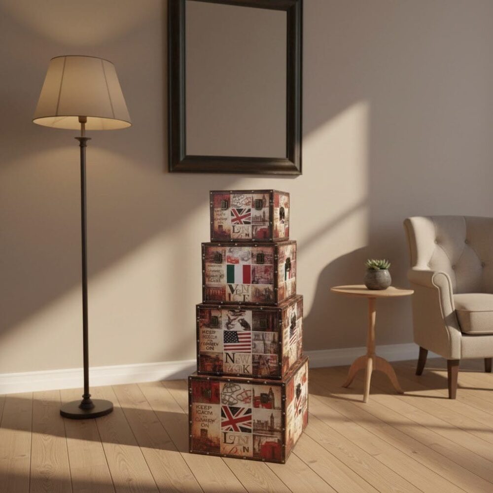 Baúl Decorativo Armoniosa Prisma (SET/4)